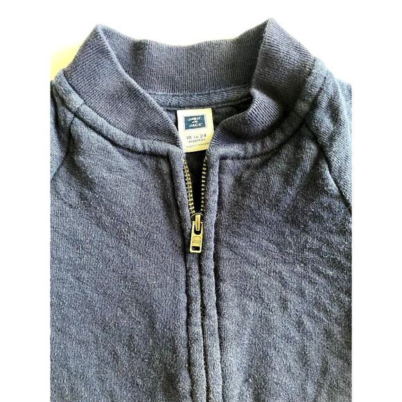 Janie‎ and Jack Navy Blue Jacket with Elbow Patches Size 18-24months - Picture 3 of 4